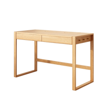 Solid wood desk home bedroom office computer table small apartment study table modern simple study table 1910-