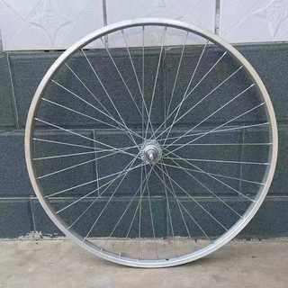 Bicycle wheel set 20/22/24/26 inch bicycle aluminum alloy wheels front and rear rims steel rims bicycle accessories