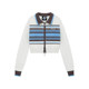 FORNINES contrasting striped couple sweater