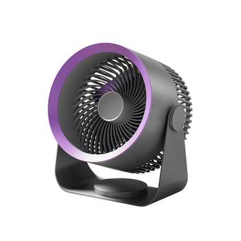 ພັດລົມໄຟຟ້າຂະຫນາດນ້ອຍ silent desktop fan office table charging portable home dormitory mobile desktop fan