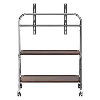 Stainless steel mobile tv stand