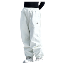 APVCX Ski Suit 1 0 Unisex Snow Suit Waterproof and Wear-Resistant White Ski Pants Snowboard Pants Womens