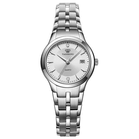 Christmas gift Tianwang watch temperament steel belt small dial quartz ladies high-value watch 3626
