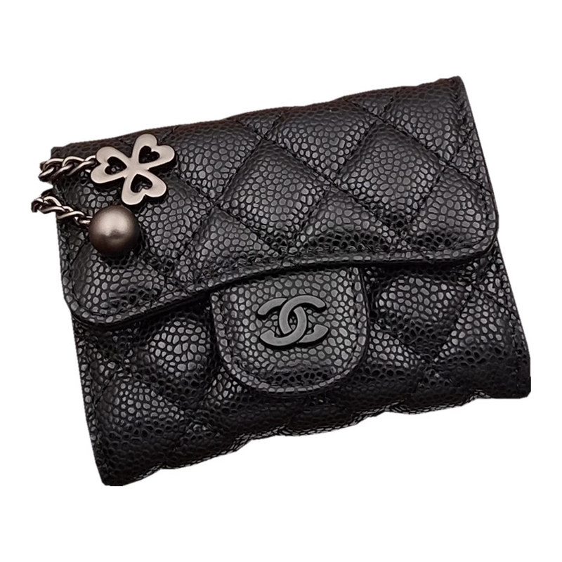 Caviar Coin Purse Card Holder Coin Zipper Women's Style