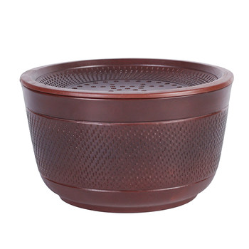ເຄື່ອງປັ້ນດິນເຜົາສີມ່ວງ jianshui ceramic multifunctional tea dregs jar desktop