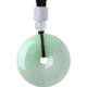 Jade peace buckle Myanmar a goods full color necklace pendant
