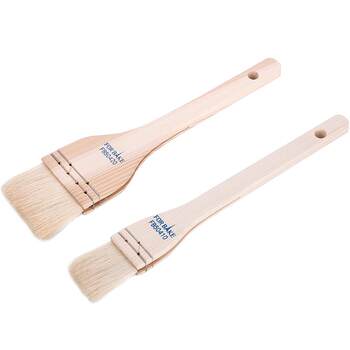 French bakers bbq brush wooden handle for making cake and mooncakes