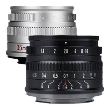 ເລນ Seven Craftsmen 35mm f1.4 ເຫມາະກັບ Nikon Z, Canon Ouba, Panasonic m43, Sony E-mount Fuji XF