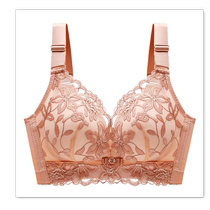 Underwear for women without steel rings small breasts push-up secondary breasts anti-sagging 2024 new popular flat-chest special bra