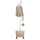Creamy style floor-standing cloak rack bedroom floor-standing