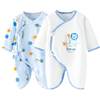 Tongtai newborn baby clothes spring and autumn pure cotton jumpsuit
