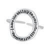 I have the ability to get through any difficulties with my sterling silver tail ring