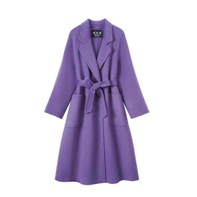Cashmere Coat Long Knee Over-Knee 2025 Age-reducing Slim