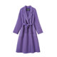 Cashmere Coat Long Knee Over-Knee 2025 Age-reducing Slim