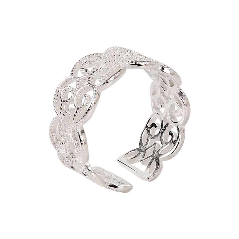CACUSS Jewelry S925 Silver Open Ring High-end