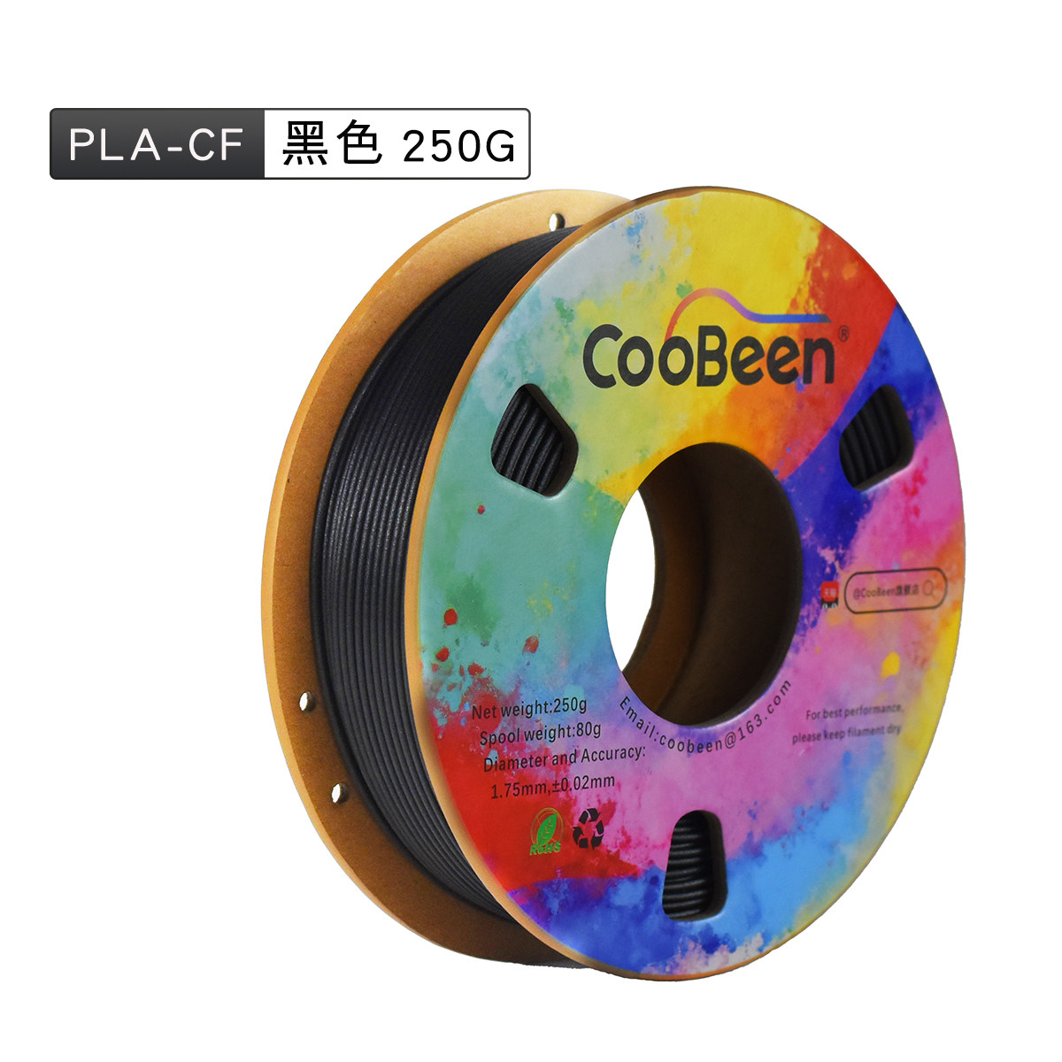 Blue Aurora เส้นใยพิมพ์ 3D คาร์บอนไฟเบอร์ Pla-Cf Petg-Cf วัสดุแข็งแรงทนทาน ขนาด 1.75 มม. น้ำหนัก 1 กิโลกรัม