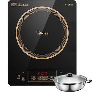 Midea induction cooktop ຫມໍ້ຮ້ອນແຕ່ງຢູ່ຄົວເຮືອນຢ່າງເປັນທາງການ smart ພະລັງງານສູງ stir-frying ຫໍພັກນັກສຶກສາປຸງແຕ່ງອາຫານຫມໍ້ແກງ