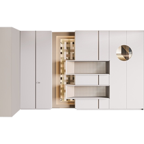 (Prepayment of RMB 1200 for the whole house) Wule whole house custom-made wardrobe cloakroom home bedroom furniture