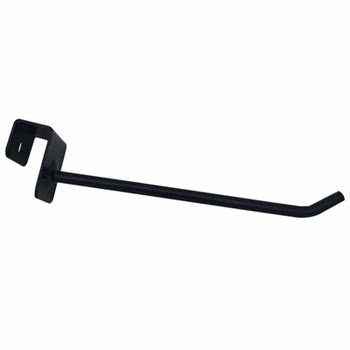 Black and white square tube hook supermarket jewelry bold iron