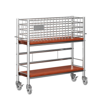 Asheng middle style snack storage rack cart