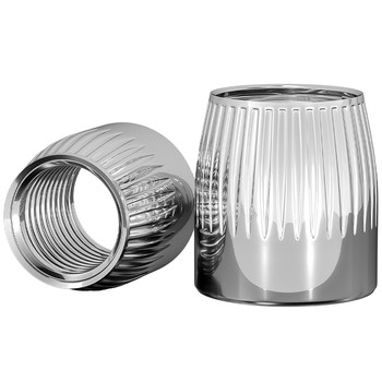 Stainless steel conical nut inside explosion