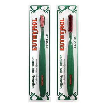 Sam's same euthymol/yuezimu classic manual soft-bristled toothbrush, 4 soft brush heads