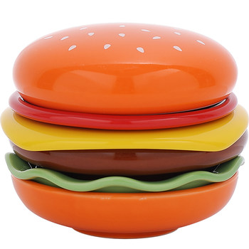 Hamburger plate five-piece set for home use 2025 new model
