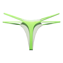 Pure cotton thong female sexy thin strap seamless underwear fluorescent green girl youth pure desire temptation tight sports