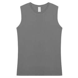Wukong is in stock for summer simple solid color sports sweat vest men's trendy brand basic 220g heavy cotton sleeveless T-shirt