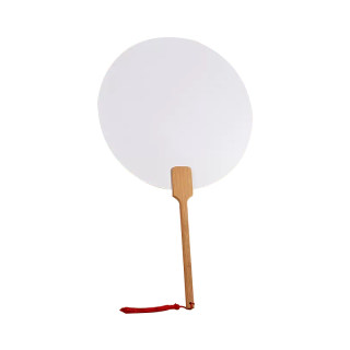 加厚宣纸团扇空白扇面漆扇手绘古风扇子diy材料包书法作品纸纸扇