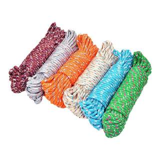 Outdoor clothesline clothesline drawstring wear-resistant binding belt nylon rope thickened travel quilt strong and durable