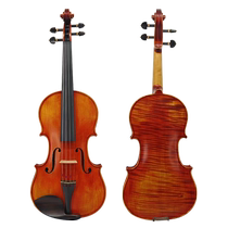 Feng Spirits Violin Full Single Full Board Children Adult Professional Handmade Solid Wood Exam Grade Playing European Material Cloud Cedar Wood Maple Wood