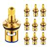 Faucet valve core accessories 4-point all-copper universal kitchen and bathroom angle valve inner core single hot and cold replacement