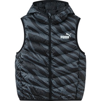 Puma puma children's winter hooded down vest warm zipper jacket sports fashion top Puma puma children's winter hooded down vest warm zipper jacket sports fashion top