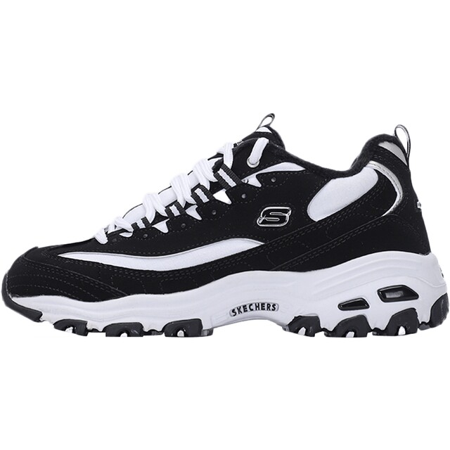 Skechers official website women's shoes 2025 new casual cotton shoes thick-soled classic panda shoes plus velvet dad shoes sneakers
