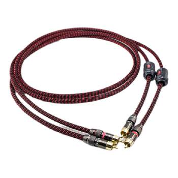 Japan canami fever audio signal cable hifi audio equipment connection cable 6n oxygen-free copper rca connection cable