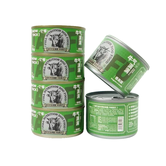 [Wangcai] The full price of dogs canned beef grass belly staple food, adult puppy nutritional staple food, mixed rice, wet food
