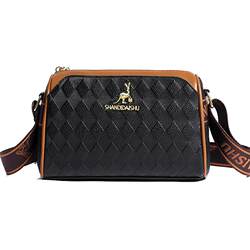 Brand Genuine Leather Bag for Women 2026 New Trendy Shoulder Bag High-End Soft Cowhide Casual Crossbody Wide Strap Women's Bag