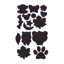 Self-adhesive down jacket and jacket seamless repair patch patch hole patch clothing pattern decoration versatile iron-free cloth patch