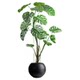 High-end light luxury monstera simulated green plant living room indoor famous large-scale decoration fake plant decoration floor-standing ornaments