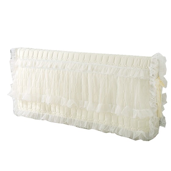 Customized European quilted bedside cover bedside cover Korean princess lace dust cover leather bed fabric 1.5/1.8 meters
