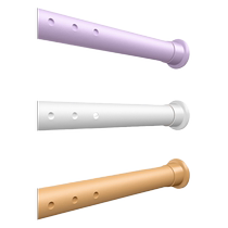 Hole-free curtain rod telescopic rod bathroom shower curtain rod stainless steel support rod wardrobe clothes drying rod clothes drying rack