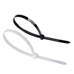 Self-locking nylon cable tie 4*200-8*500mm cable tie plastic fixed bundle cable tie black and white