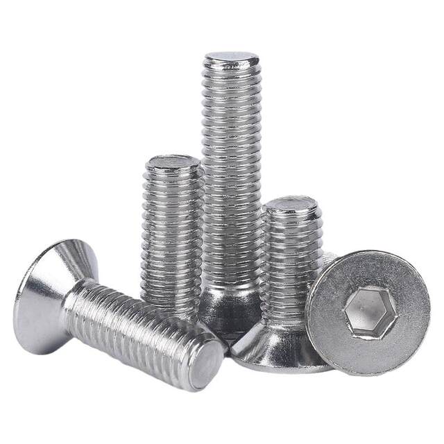304 stainless steel countersunk hexagon screw M2-M16
