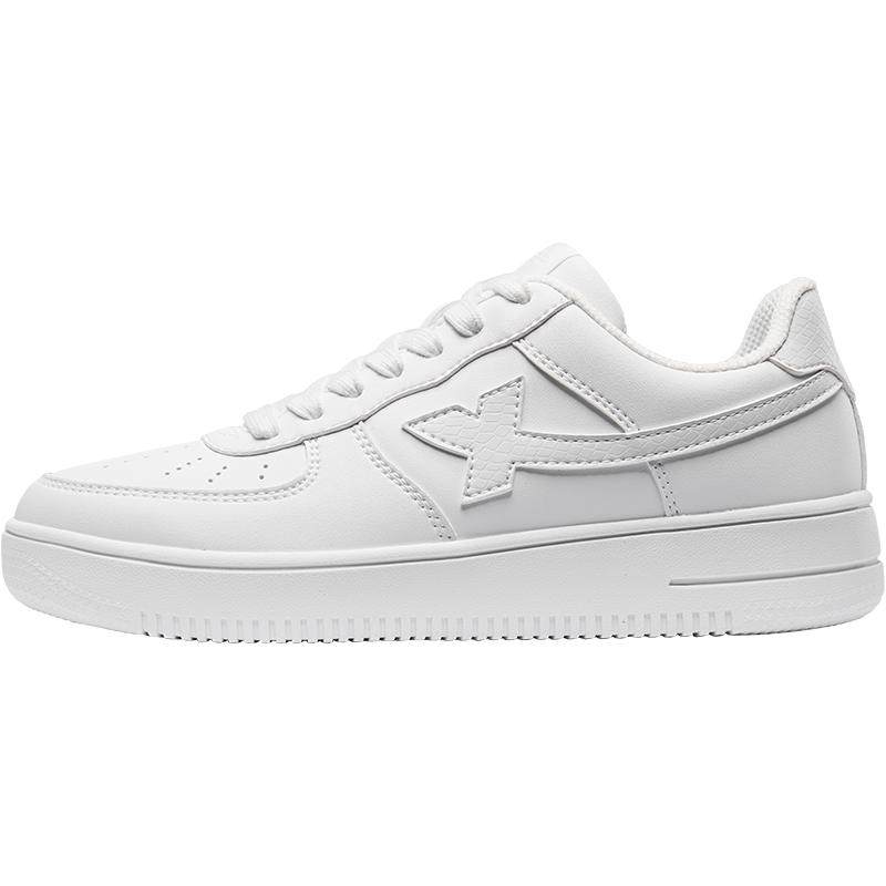 Xtep sneakers women's shoes Air Force One casual shoes 2026 autumn new men's shoes white shoes trendy sports shoes