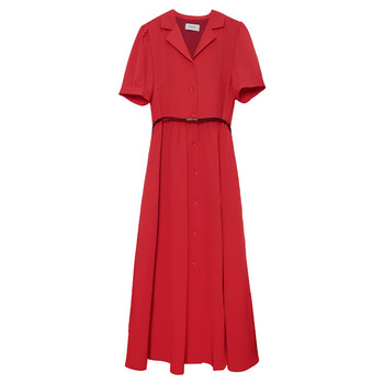 Golden marriage summer festive red slim slim wedding bridal return toast suit ສອງສິ້ນ