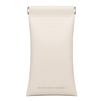 Glasses bag comes with mirror cloth sunglasses storage bag