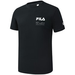 FILA 남성용 반팔 티셔츠 2024 여름 신상품 속건성 통기성 자외선 차단제 운동복 남성용 스포츠 탑