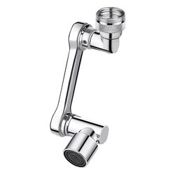 Faucet universal mechanical arm spout extension anti-splash artifact washbasin bubbler joint rocker arm bubble