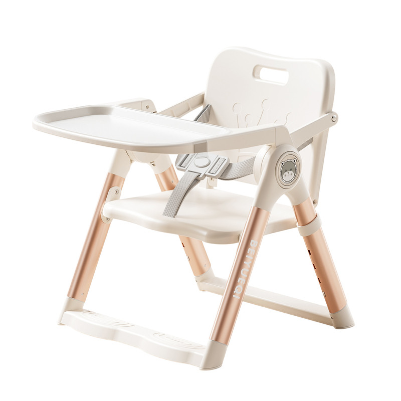 Children's foldable and portable learning dining chair